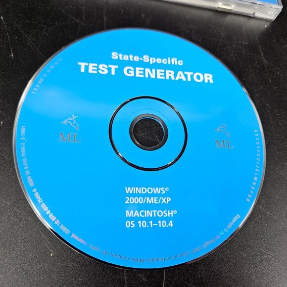 Test Generator Creator State Specfc CD PC Win Mac Teacher Home School Curriculum - Picture 4 of 5